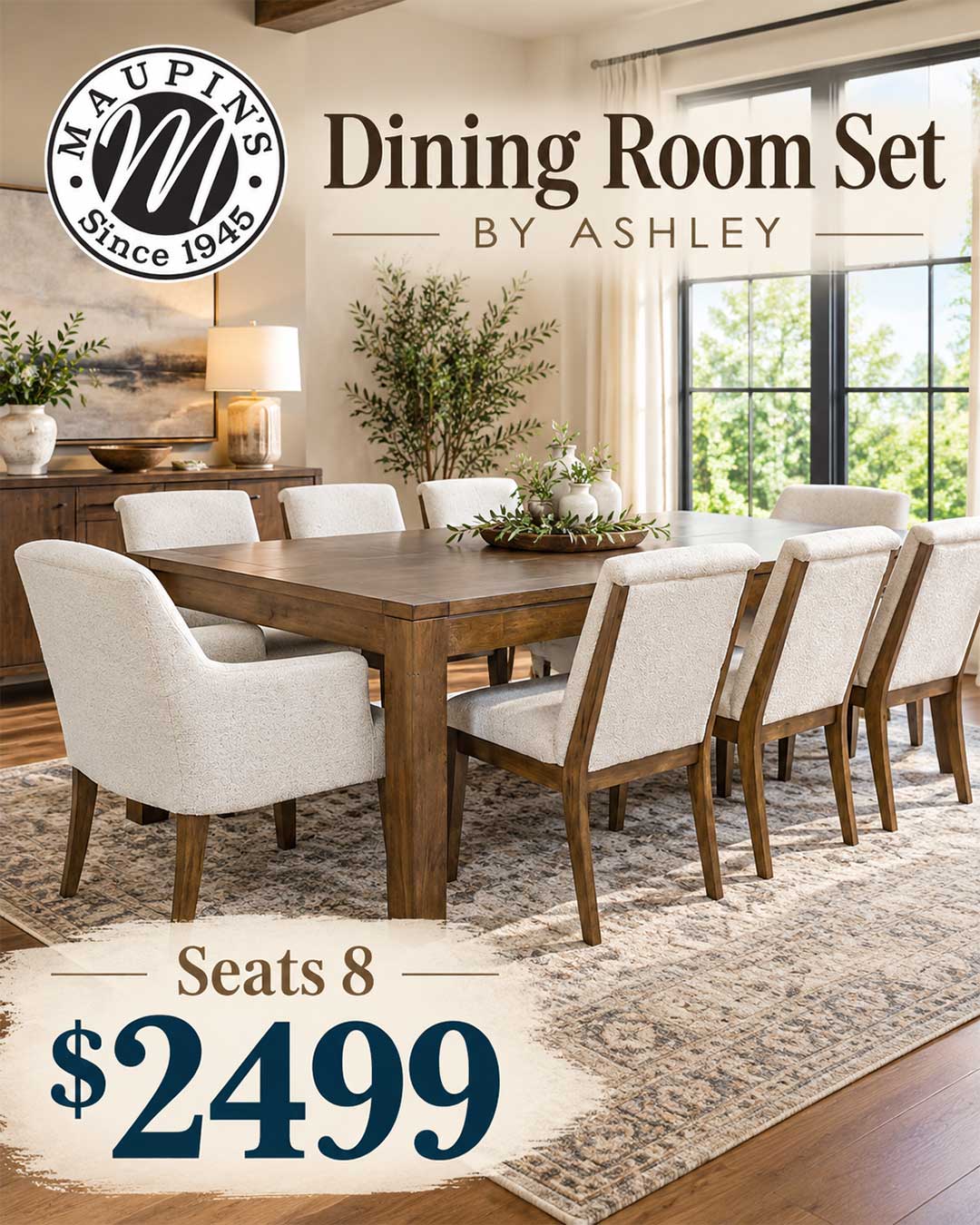 Dining room furniture at Maupin's Home Furniture